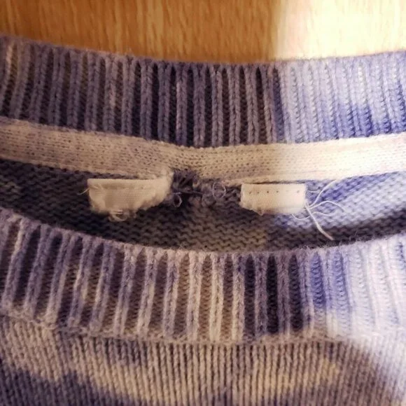 Gap Girl's Purple Tie Dye Crew Neck Sweater XXL - Picture 4 of 5